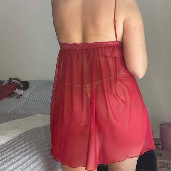 See through lingerie dress/ Mesh dress - Picture 8 of 10